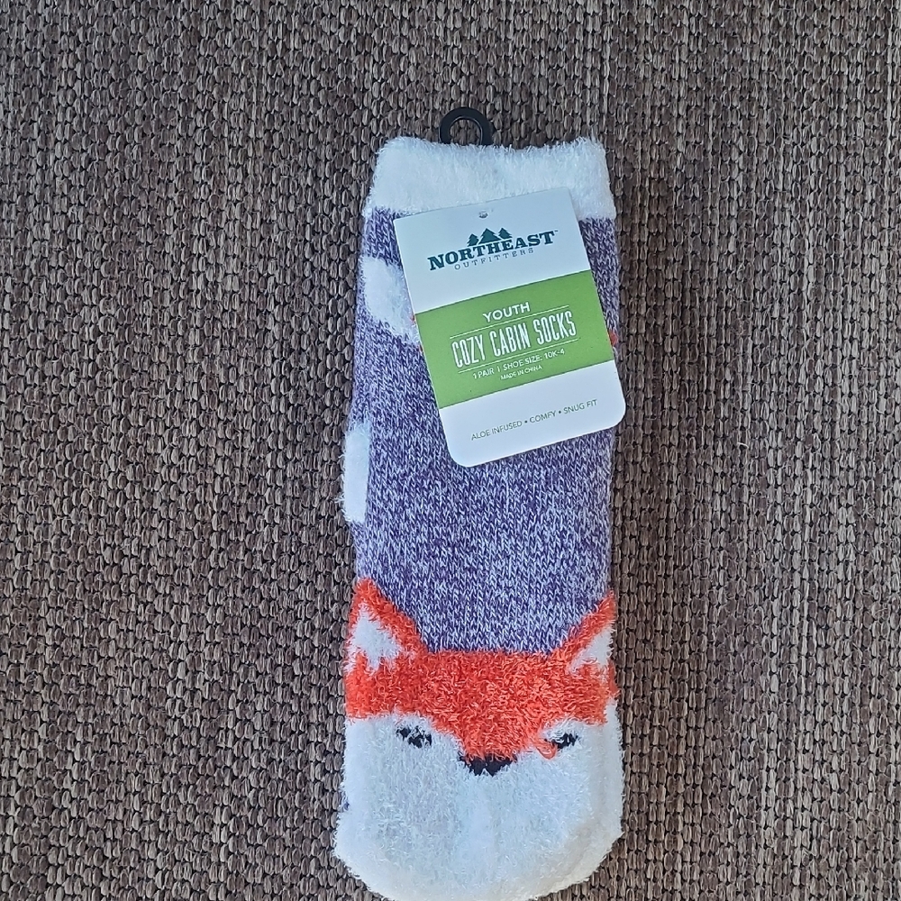 Northeast Outfitters Youth Fox Socks - Shoe Sz 10K-4 *Youth